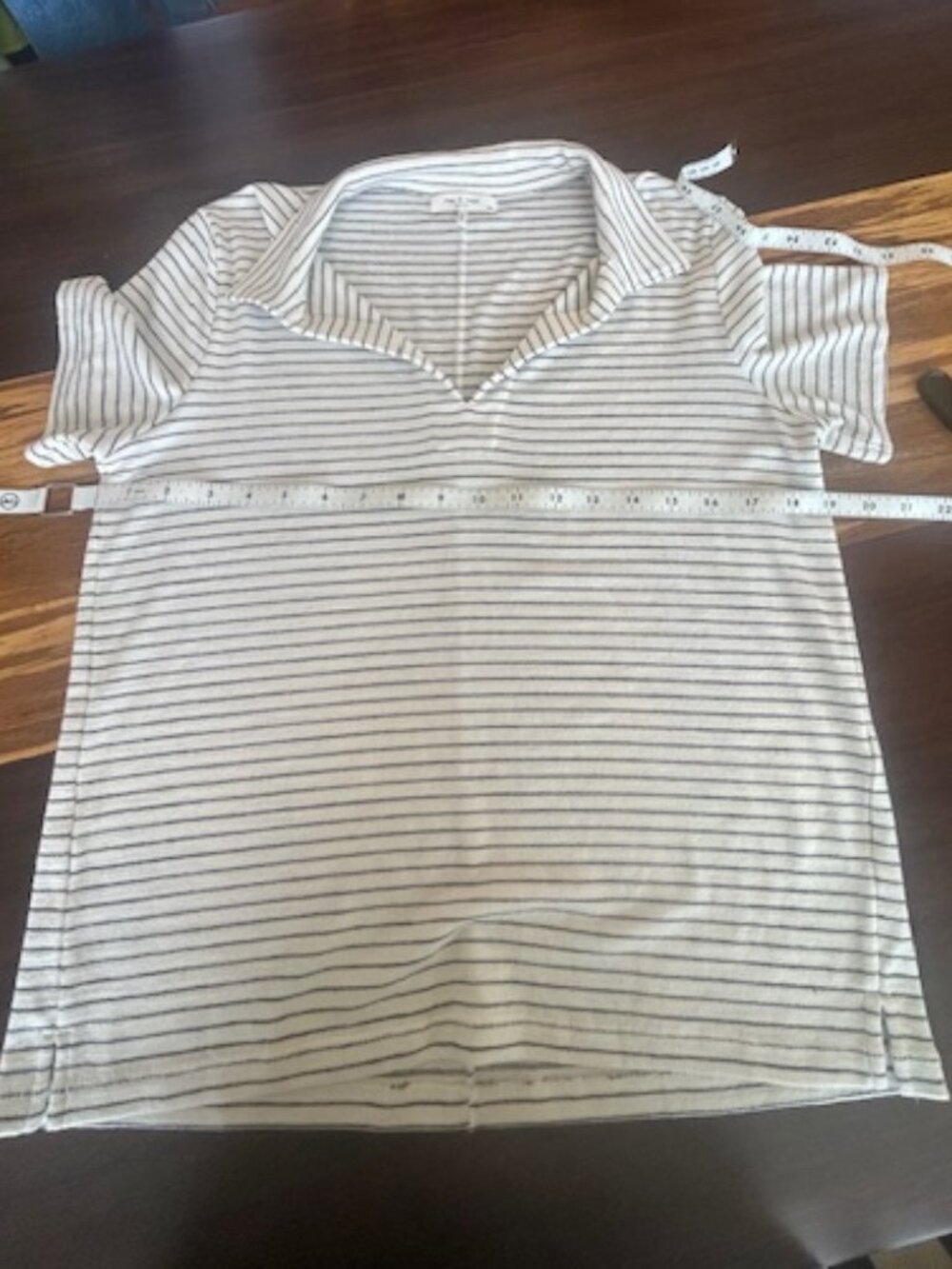 Rag & Bone Stripe Polo Shirt - Picture 3 of 10